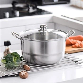 Stainless Steel 1 Saff Steamer Soup Pot