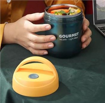 Tazza tas-soppa Termali tal-Inforra tal-Azzar li ma jsaddadx